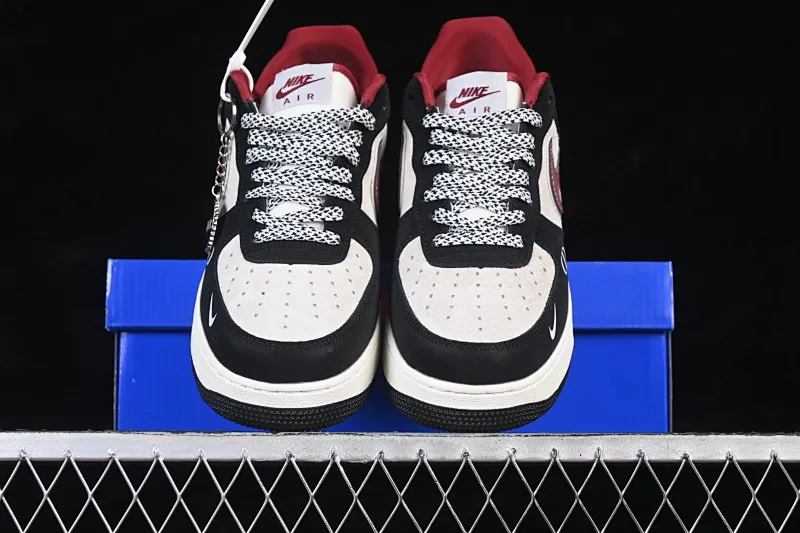 All categories Nk Air Force 1 Air Force series Nk Air Force 1 Low Air Force low-top Nike Air Force 1'07 Low Black and red contrast Air Force 1 low-top casual sneakers SY1388-029